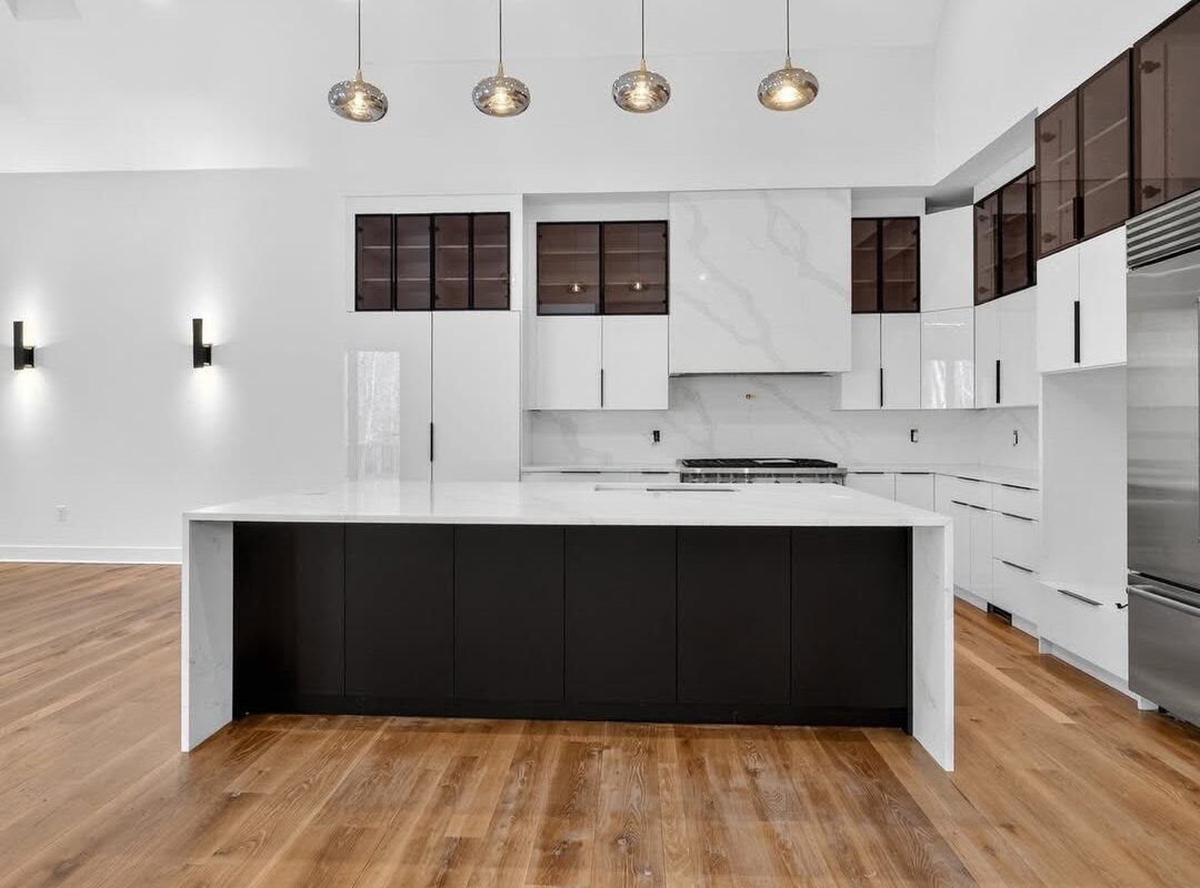 Custom European-style flat Cabinets